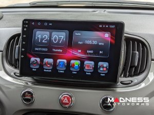 FIAT 500 Radio Head Unit Upgrade System w/ install Kit - Post Facelift ('16-on) - Black Trim - T4